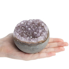 Amethyst Geode Sphere 70-80mm C Grade - British D'sire