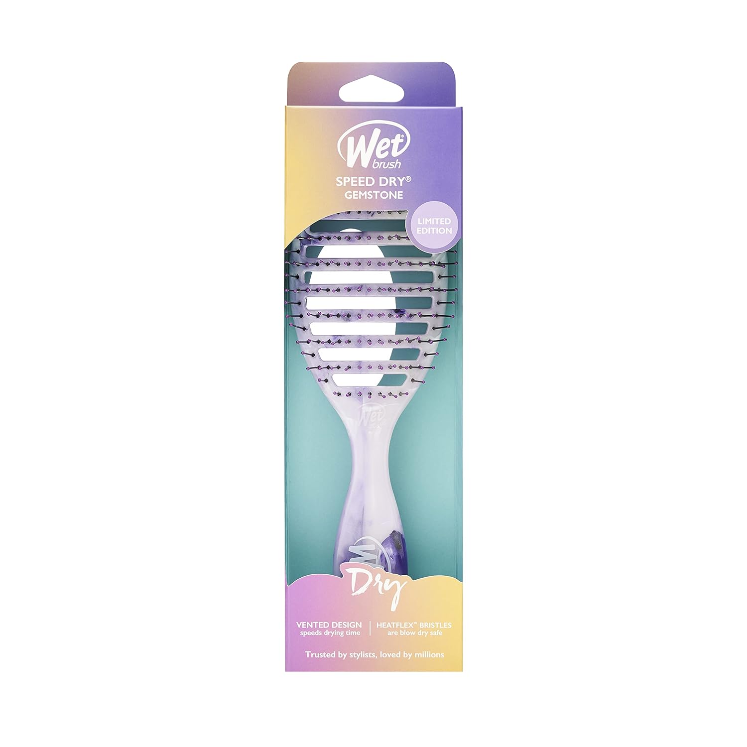 WetBrush Speed Dry Gemstone Brush Amethyst