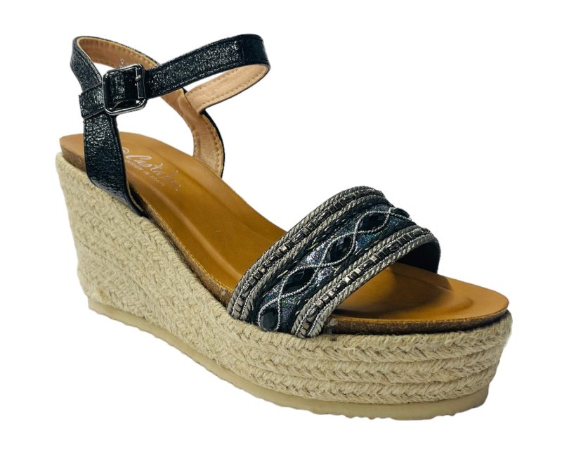 Ankle Strap Espadrilles Wedge Platform Sandals - Sandals - British D'sire