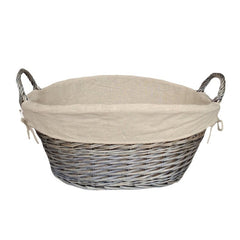 Antique Wash Finish Wash Basket - Laundry Baskets - British D'sire