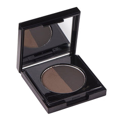 Arches and Halos - Duo Luxury Brow Powder - Dark Brown for Women - 0.088 oz Eyebrow - Eyebrow - British D'sire