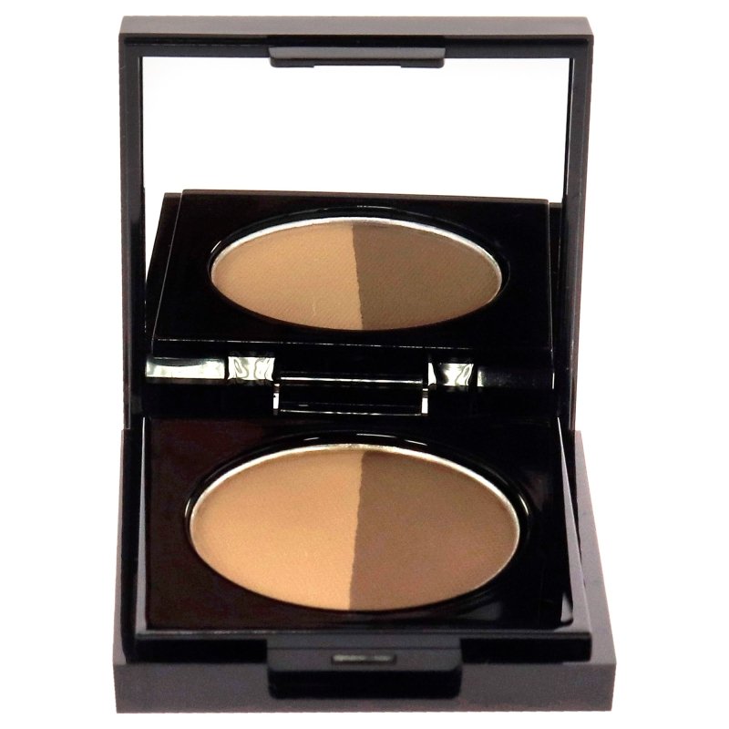 Arches and Halos - Duo Luxury Brow Powder - Mocha Blonde for Women - 0.088 oz Eyebrow - Eyebrow - British D'sire