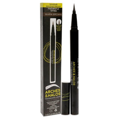 Arches and Halos - Fine Bristle Tip Pen - Warm Brown for Women - 0.02 oz Eyebrow Pen - Eyebrow Pen - British D'sire