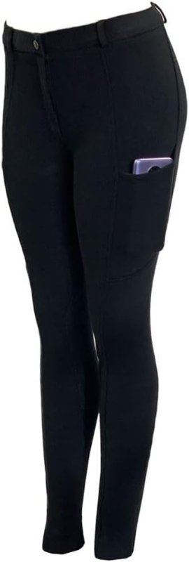 Autumnn Equestrian Jodhpurs Ladies Black Jodphurs Ladies Equestrian with Two Phone Pockets Horse Riding Breeches Autumnn Destiny Ladies Jodhpurs - Breeches - British D'sire