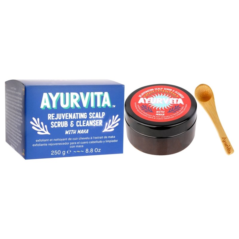 AyurVita - Maka Rejuvenating Scalp Scrub and Cleanser for Unisex 6.7 oz Cleanser - Cleanser - British D'sire