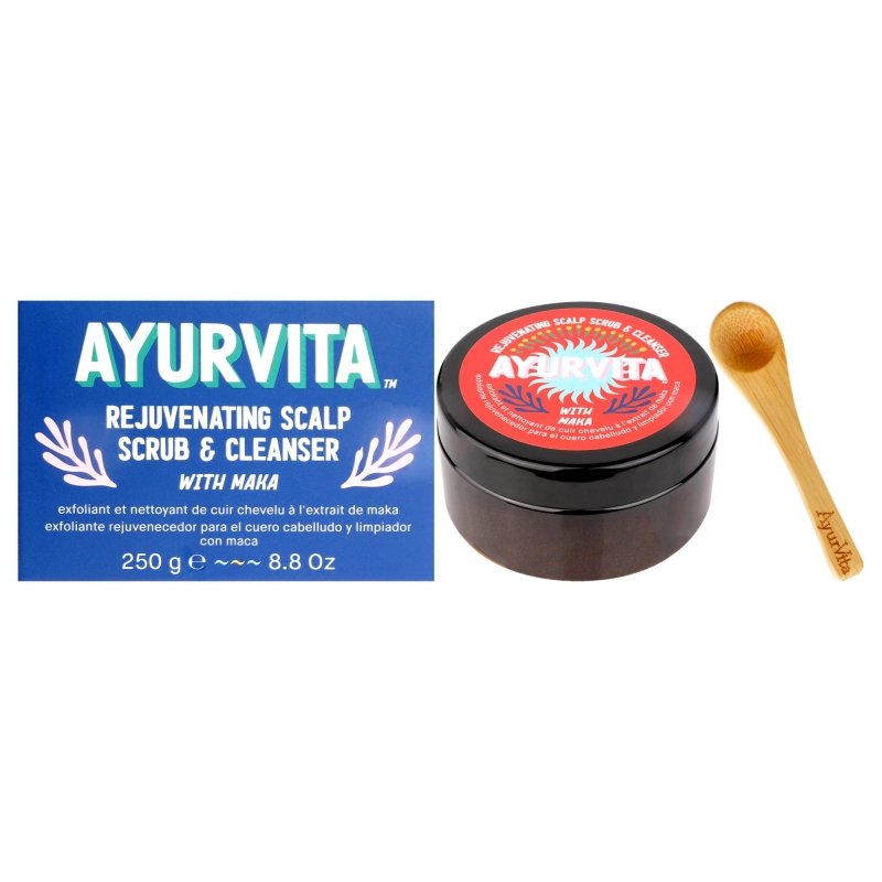 AyurVita - Maka Rejuvenating Scalp Scrub and Cleanser for Unisex 6.7 oz Cleanser - Cleanser - British D'sire