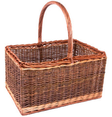 Bakers Shopping Basket Green Finish - Shopping Baskets - British D'sire