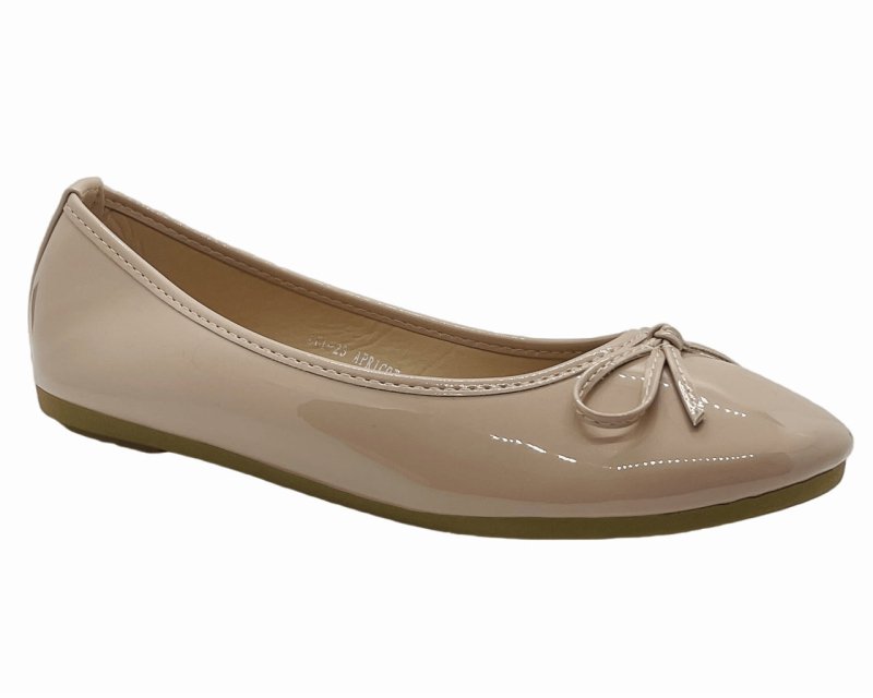 Ballerina Slip On Flat Bow Shoes - Shoes - British D'sire