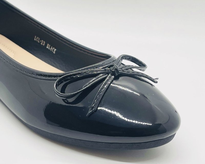 Ballerina Slip On Flat Bow Shoes - Shoes - British D'sire