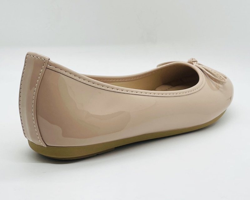 Ballerina Slip On Flat Bow Shoes - Shoes - British D'sire