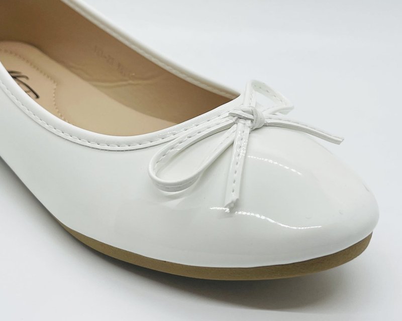 Ballerina Slip On Flat Bow Shoes - Shoes - British D'sire