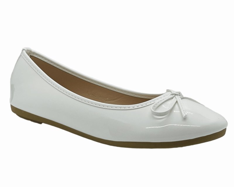 Ballerina Slip On Flat Bow Shoes - Shoes - British D'sire