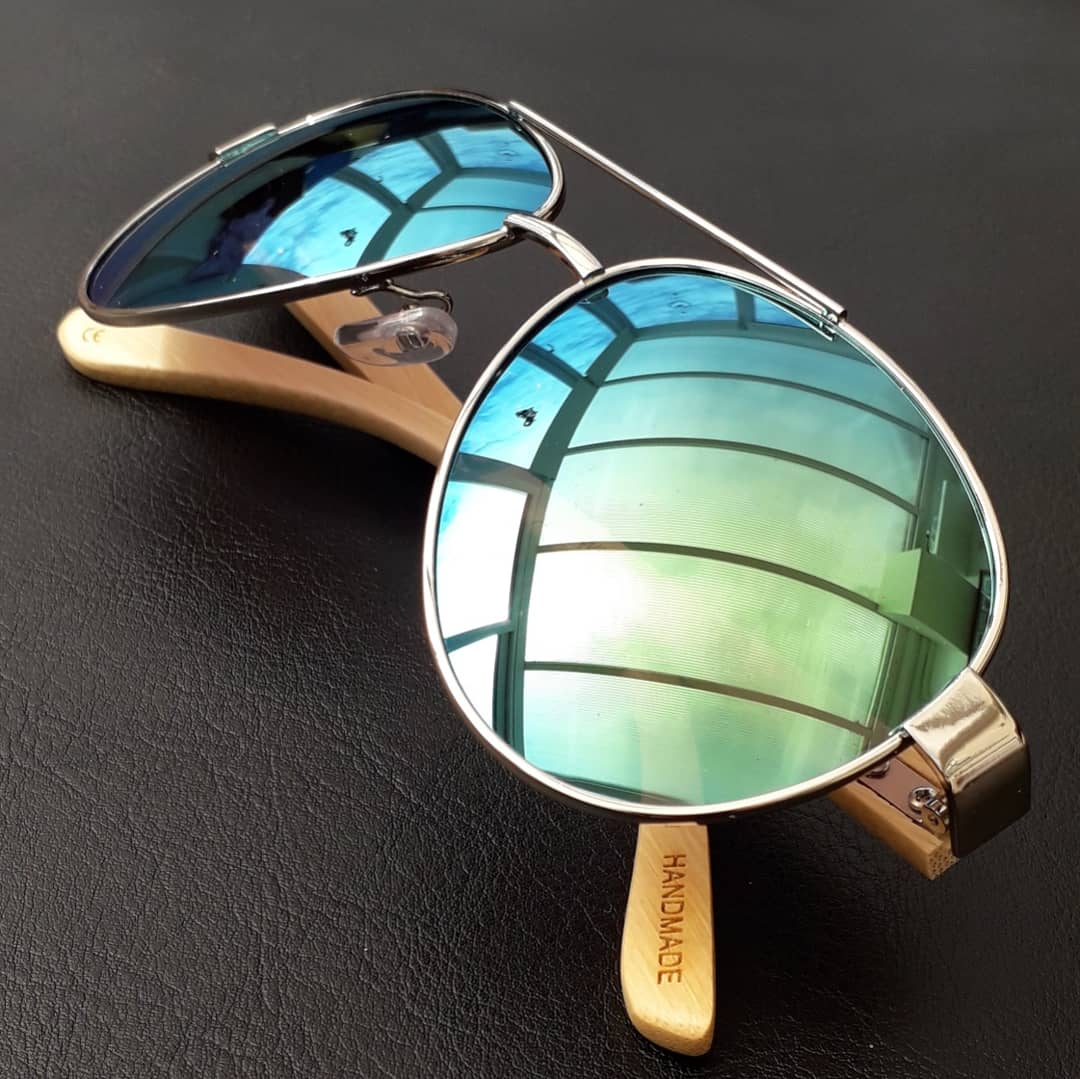 Bamboo Sunglasses, Zanzibar Green