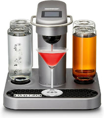 Bartesian Cocktail Making Machine - Automatic Mixology Home Bar Cocktails Mixing Maker - Push Button Pre Mixed Drink Capsule Dispenser Shaker for Margarita, Old Fashioned, Martini, Daiquiri & More - British D'sire