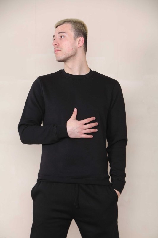 basic crew neck sweatshirt - Men - British D'sire