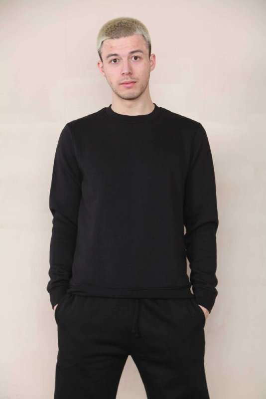 basic crew neck sweatshirt - Men - British D'sire