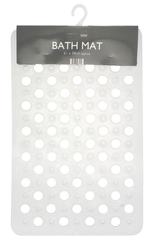 Bath Shower Mat Non - Slip PVC Bathroom Rubber Mats Anti Slip Suction 61 cm x 38 cm - SHOWER MAT - British D'sire