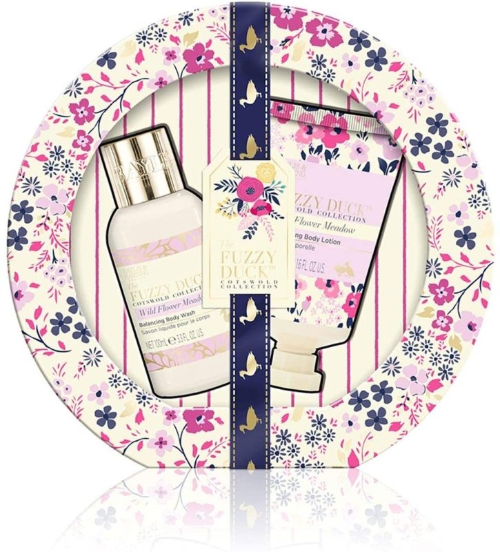 Baylis & Harding Fuzzy Duck Cotswold Floral Small Hatbox Collection Gift Set - Bath & Body Gift Sets - British D'sire