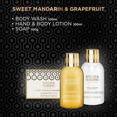 BAYLIS & HARDING MANDARIN AND GRAPEFRUIT MINI SHOWER SET - Bath & Body Gift Sets - British D'sire