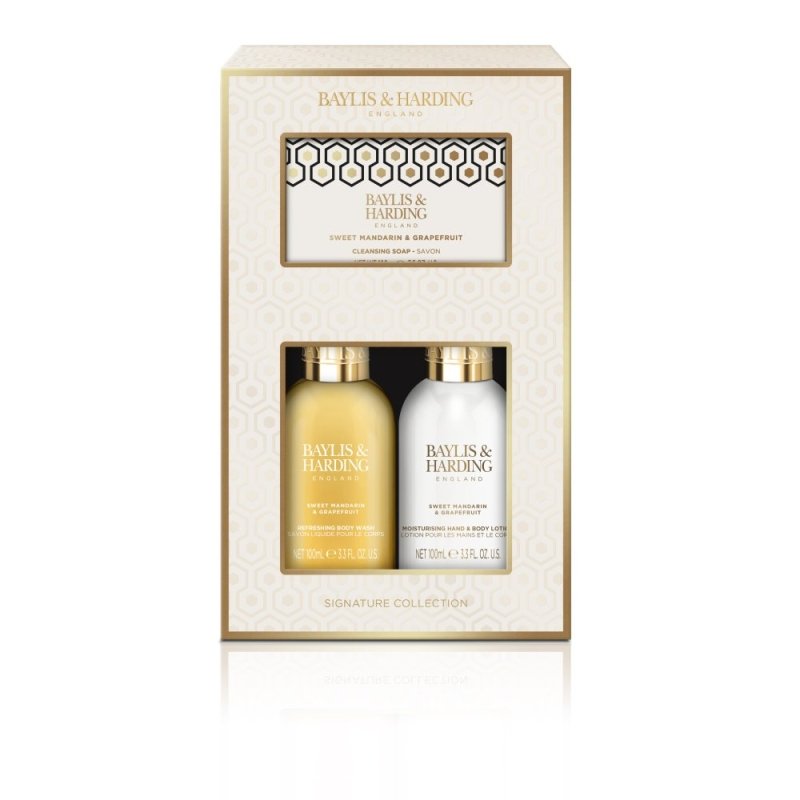 BAYLIS & HARDING MANDARIN AND GRAPEFRUIT MINI SHOWER SET - Bath & Body Gift Sets - British D'sire