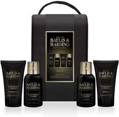 Baylis & Harding Men's Black Pepper & Ginseng Wash Bag - Bath & Body Gift Sets - British D'sire