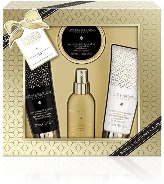 Baylis & Harding Sweet Mandarin and Grapefruit Pampering Collection Gift Set - Bath & Body Gift Sets - British D'sire