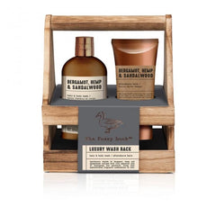 Baylis & Harding The Fuzzy Duck Bergamot, Hemp & Sandalwood Men's Luxury Grooming Duo Gift Set - Vegan Friendly - Bath & Body Gift Sets - British D'sire