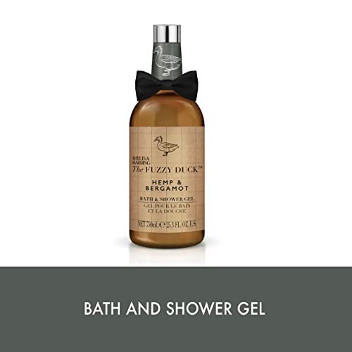 Baylis & Harding The Fuzzy Duck Men's Hemp & Bergamot Luxury Bath & Shower Gel 750ml Gift - Vegan Friendly - Shower Gel - British D'sire