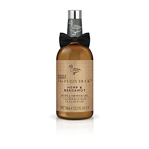 Baylis & Harding The Fuzzy Duck Men's Hemp & Bergamot Luxury Bath & Shower Gel 750ml Gift - Vegan Friendly - Shower Gel - British D'sire