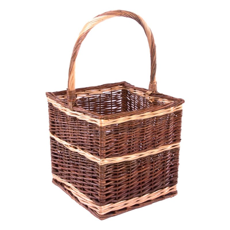 Beaufort Retangular Wicker Shopping Basket - Shopping Baskets - British D'sire