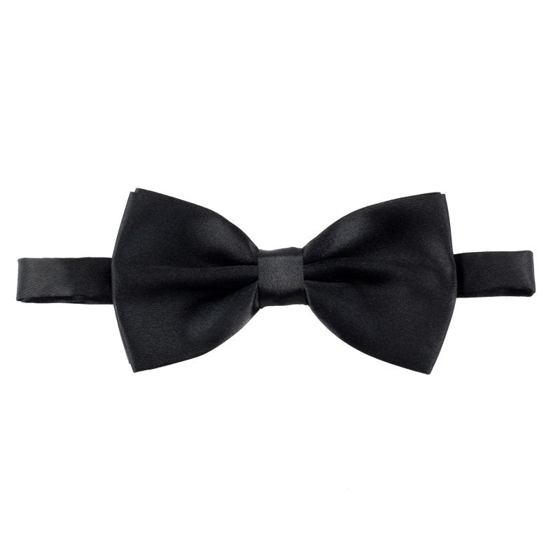 Black Silk Bow Tie - All Products - British D'sire