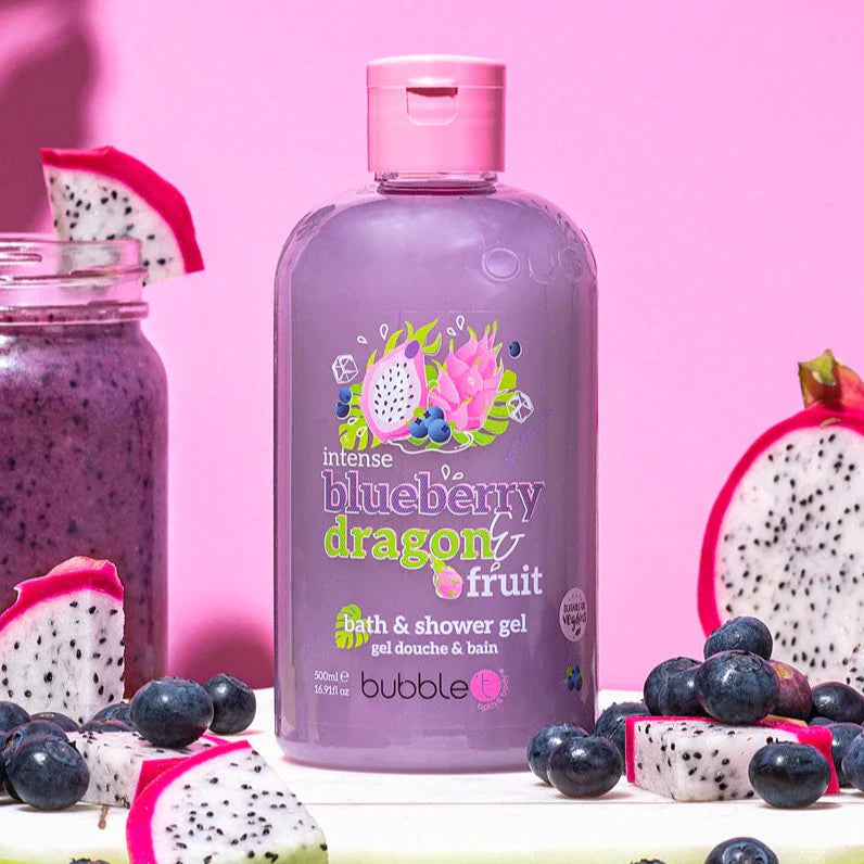 Bubble T Blueberry and Dragonfruit Smoothie Body Wash 500ml