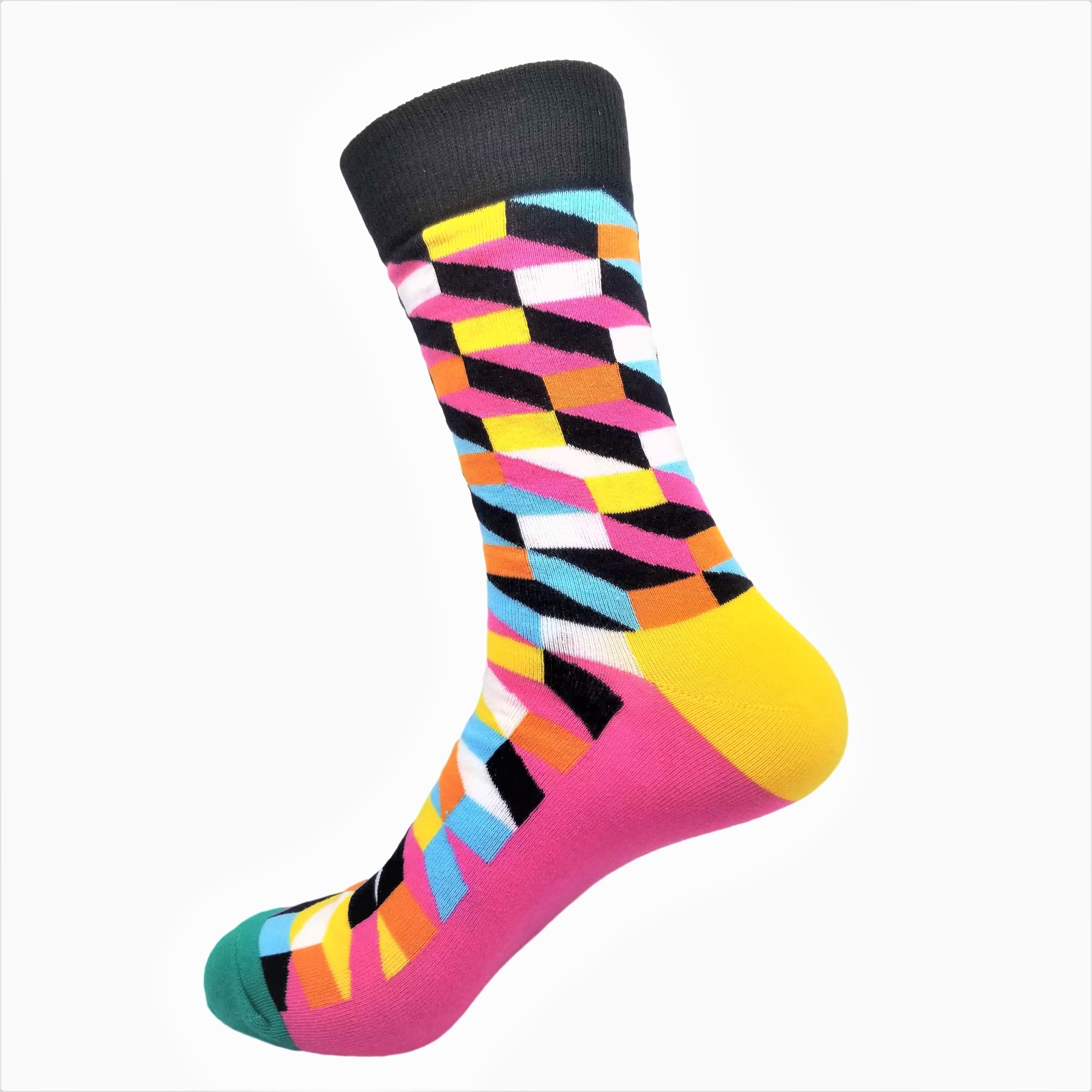 3-Pack Mixed Checked Socks