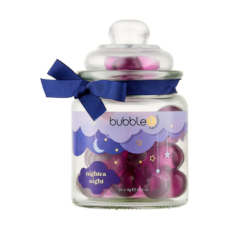 Bubble T Cosmetics Jar of Lavender Bath Pearls Gift Set - Bath Oil - British D'sire