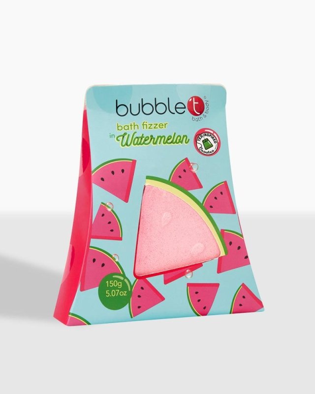 Bubble T Fruitea Edition Fizzing Watermelon Bath Bomb 150g - Bath Bomb - British D'sire