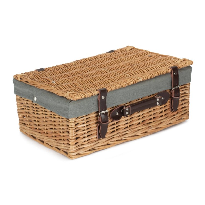 Buff 45cm Picnic Basket - Empty Picnic Baskets - British D'sire