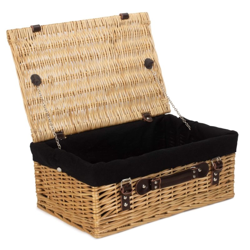 Buff 45cm Picnic Basket - Empty Picnic Baskets - British D'sire