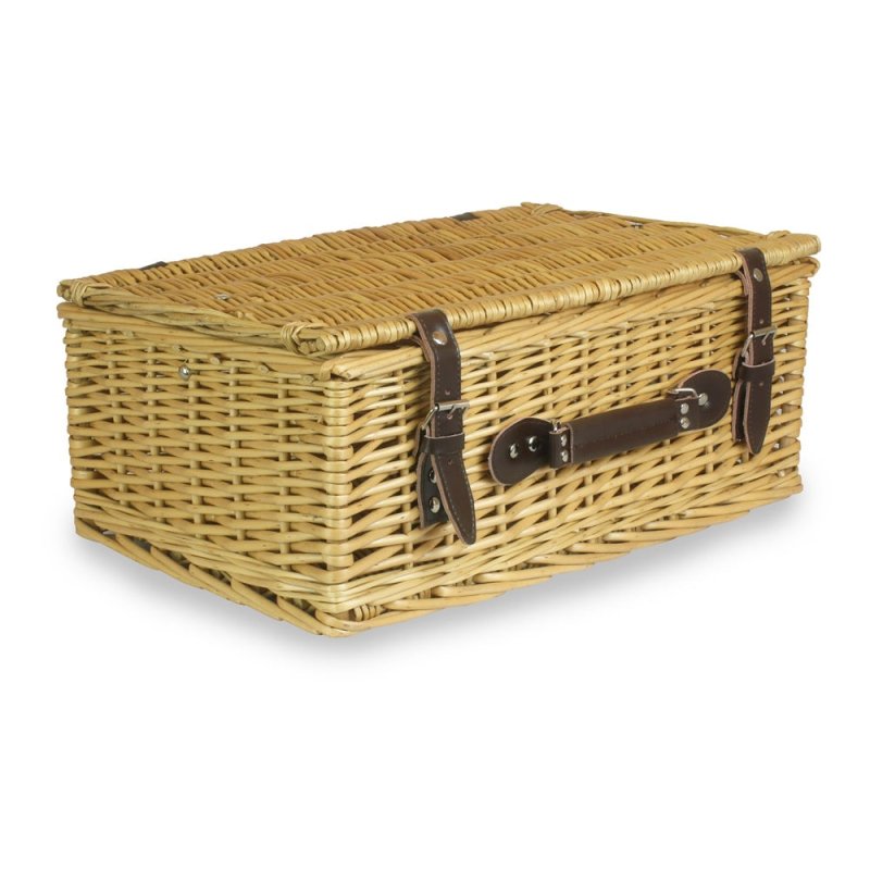 Buff 45cm Picnic Basket - Empty Picnic Baskets - British D'sire