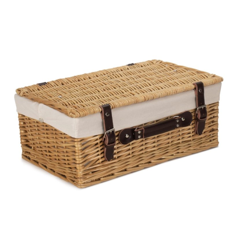 Buff 45cm Picnic Basket - Empty Picnic Baskets - British D'sire