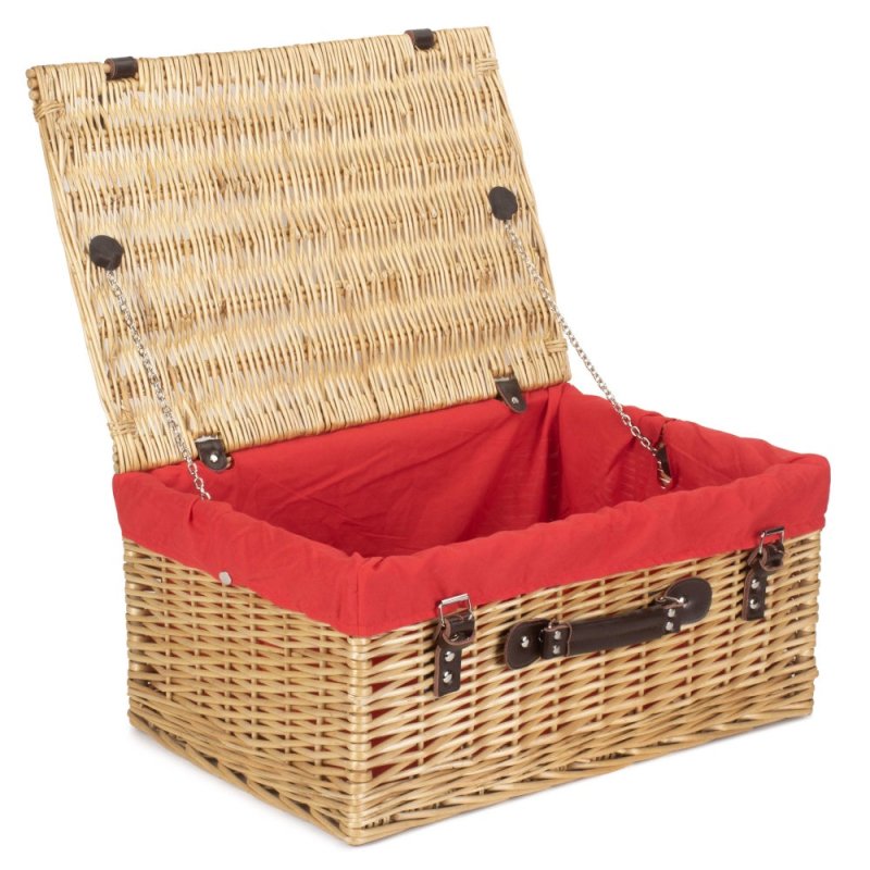 Buff 51cm Picnic Basket - Empty Picnic Baskets - British D'sire