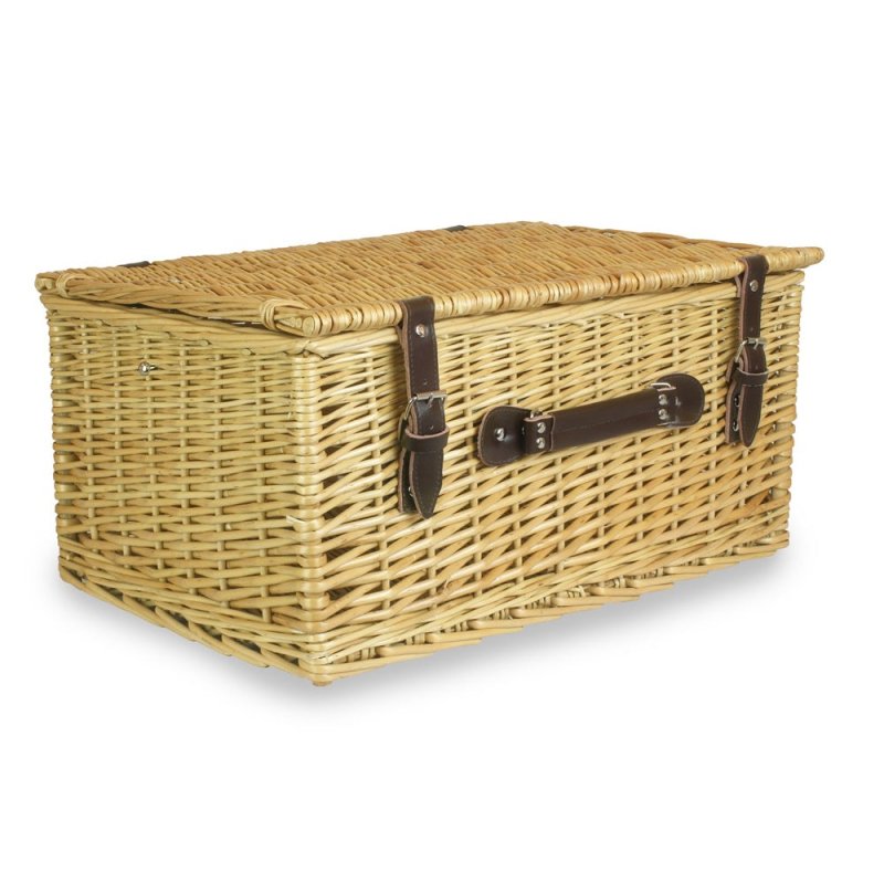 Buff 51cm Picnic Basket - Empty Picnic Baskets - British D'sire