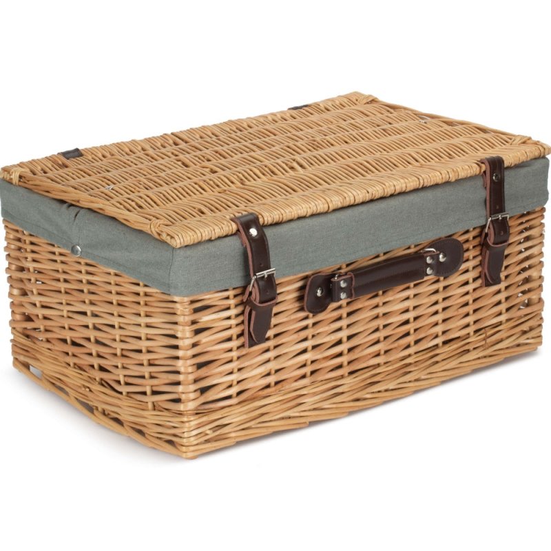 Buff 51cm Picnic Basket - Empty Picnic Baskets - British D'sire