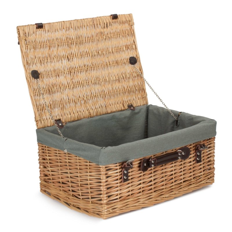 Buff 51cm Picnic Basket - Empty Picnic Baskets - British D'sire