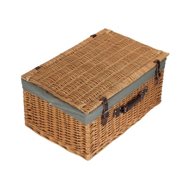 Buff 62cm Picnic Basket - Empty Picnic Baskets - British D'sire