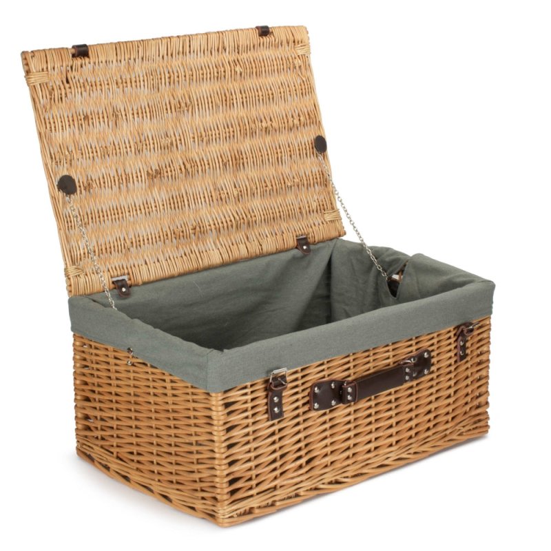 Buff 62cm Picnic Basket - Empty Picnic Baskets - British D'sire