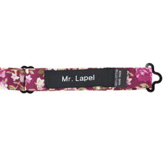 Burgundy Floral Bow Tie - All Products - British D'sire