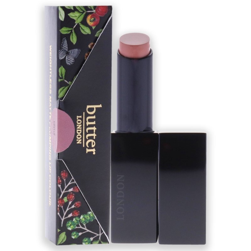 Butter London - Plush Rush Satin Matte Lipstick - Lovely for Women - 0.1 oz Lipstick - Lipstick - British D'sire