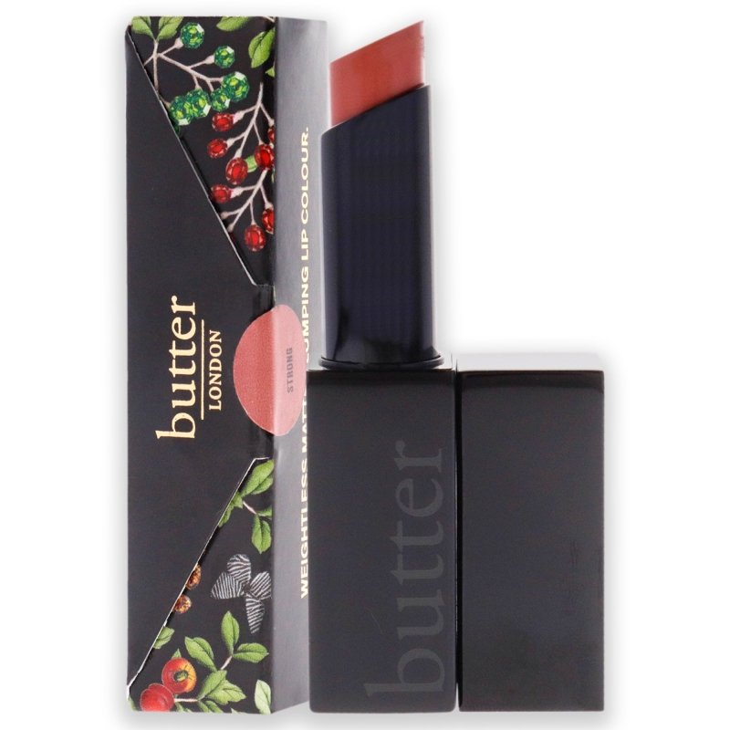 Butter London - Plush Rush Satin Matte Lipstick - Strong for Women - 0.1 oz Lipstick - Lipstick - British D'sire