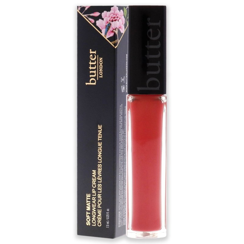 Butter London - Soft Matte Long Wear Lip Cream - Bezzie Mate for Women - 0.25 oz Lipstick - Lipstick - British D'sire