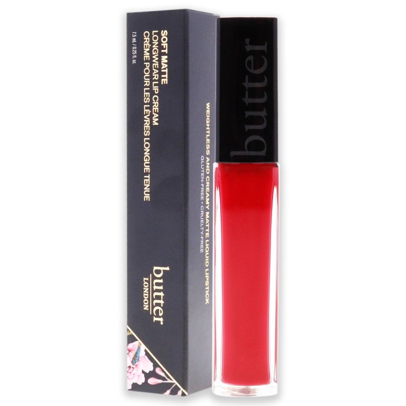 Butter London - Soft Matte Long Wear Lip Cream - Bossy Boots for Women - 0.25 oz Lipstick - Lipstick - British D'sire